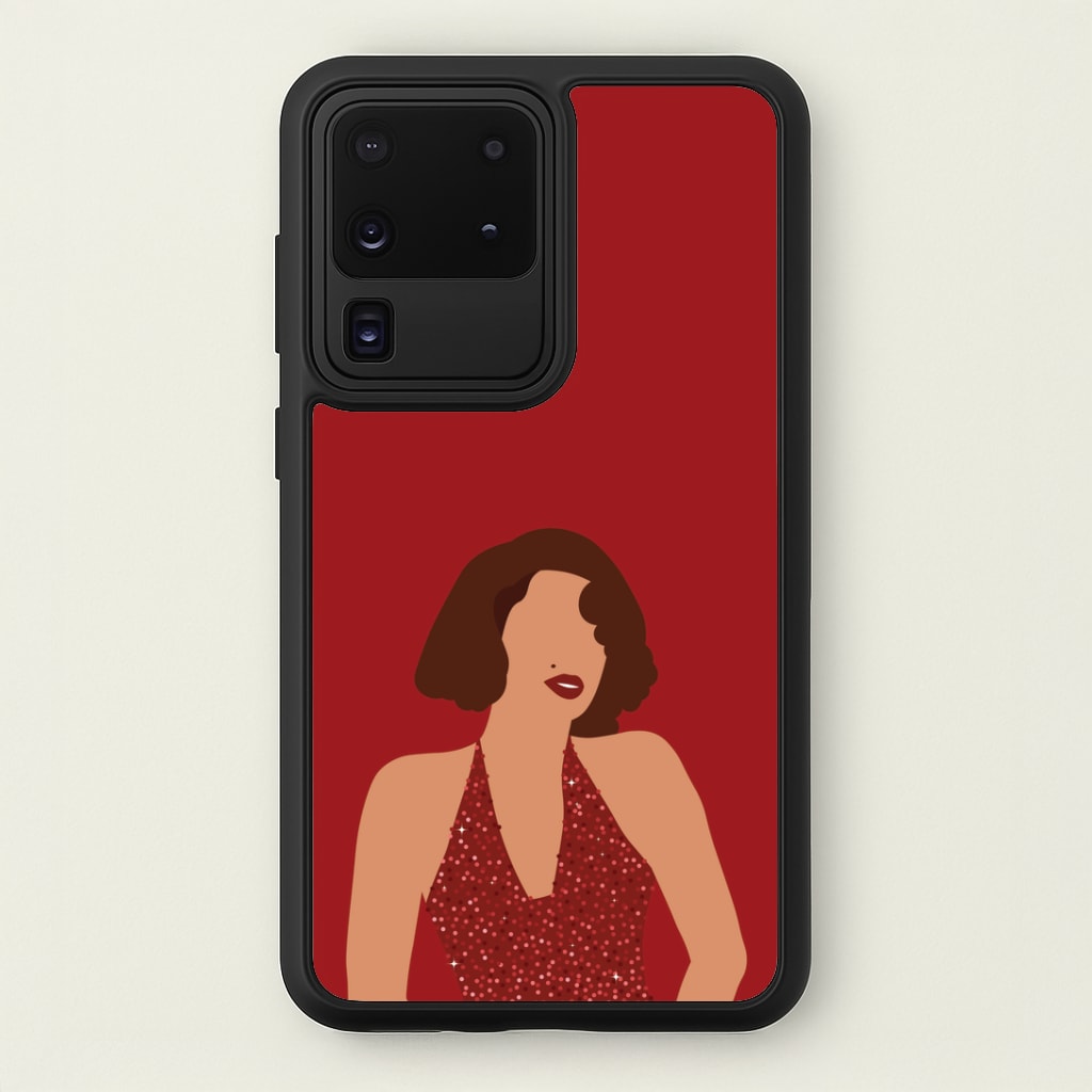 Red Sparkly Dress Galaxy S20 Ultra Case