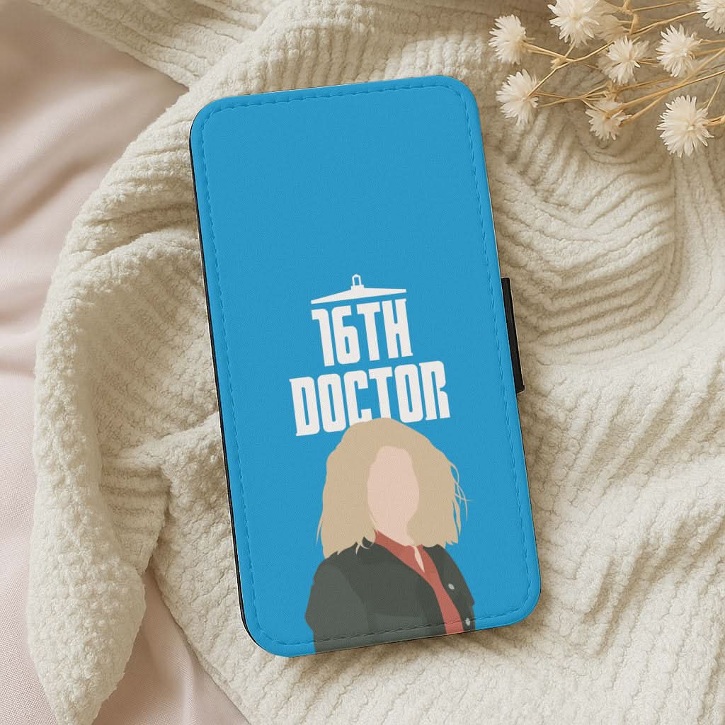 16th Doctor Billie Leather Phone Case