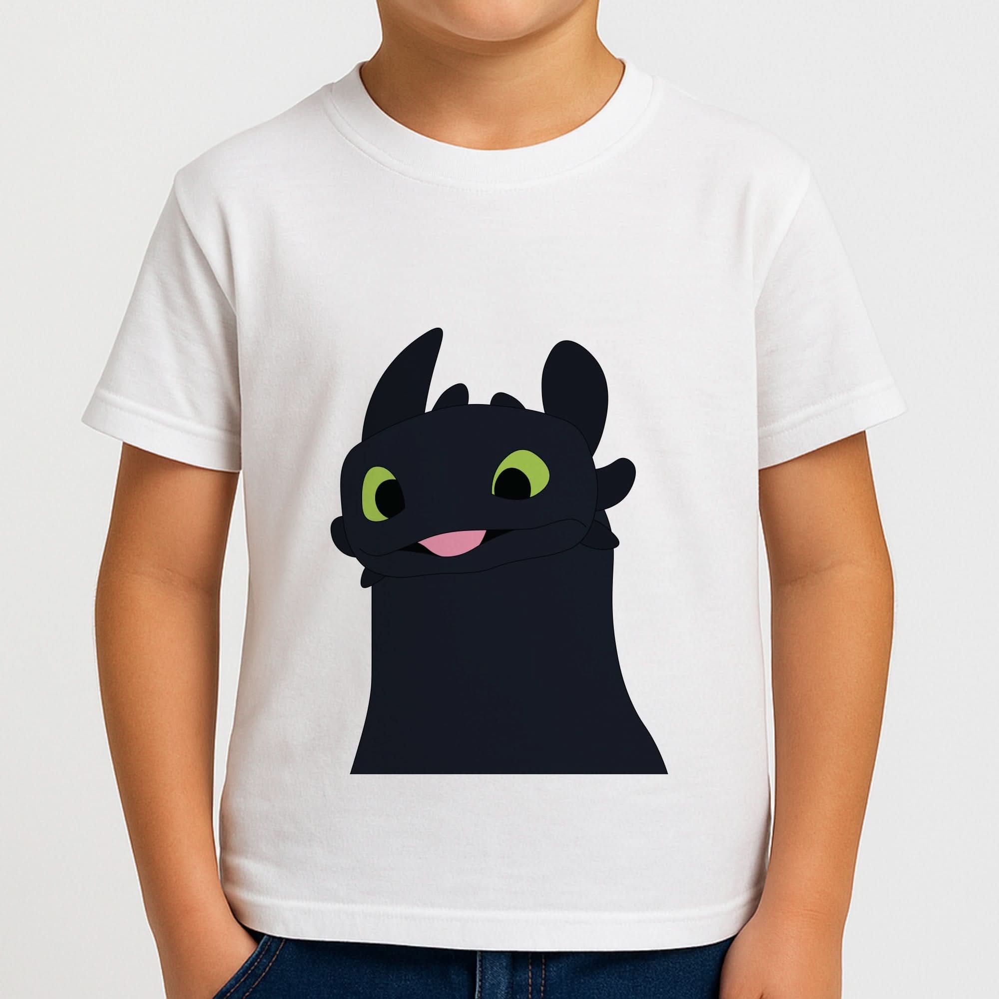 Black Fury Dragon Boys T-Shirt