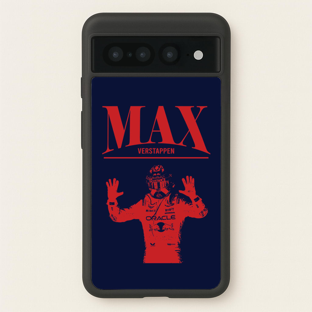 Max Blue And Red Google Pixel 7 Pro Case