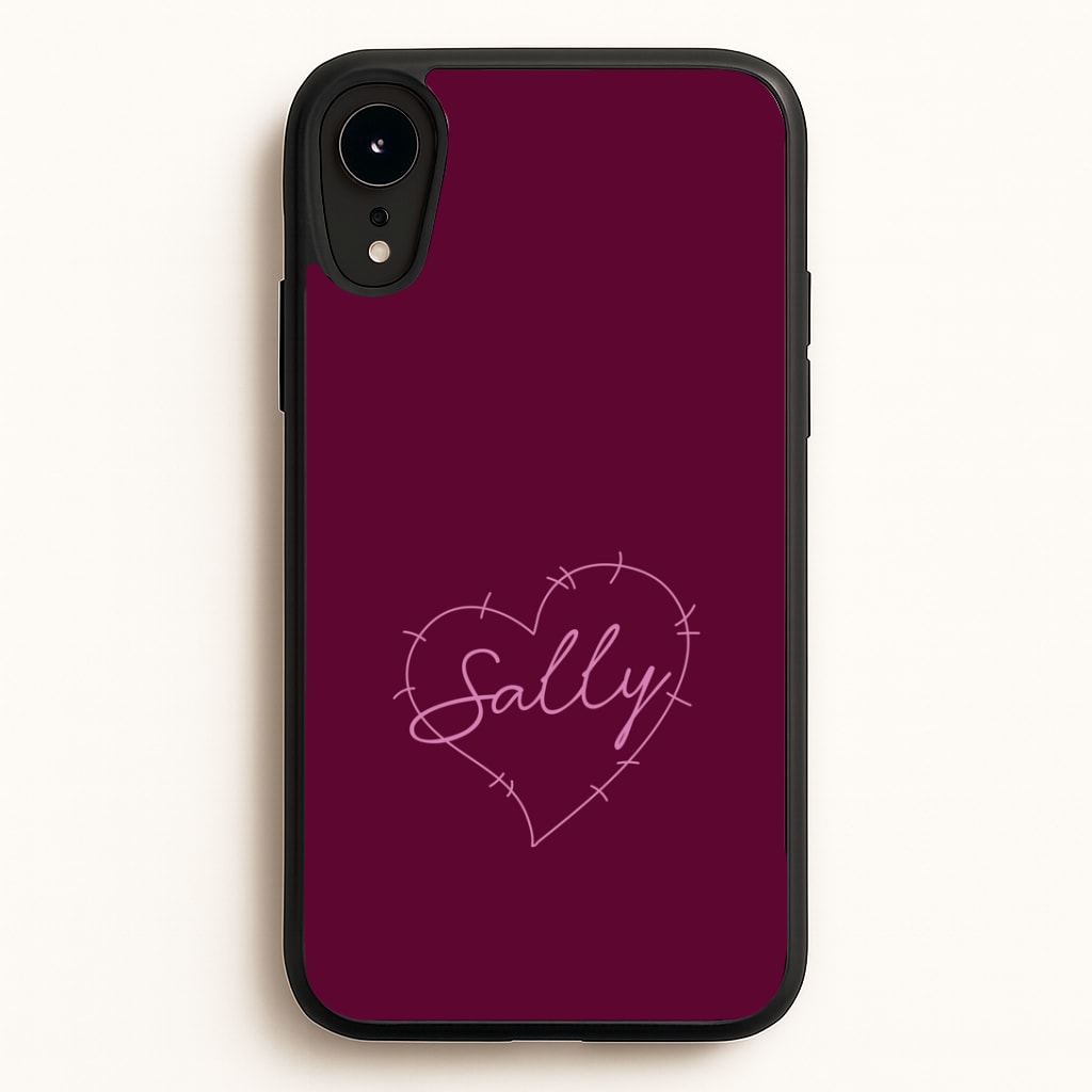 Stitched Heart Sally iPhone XR Case