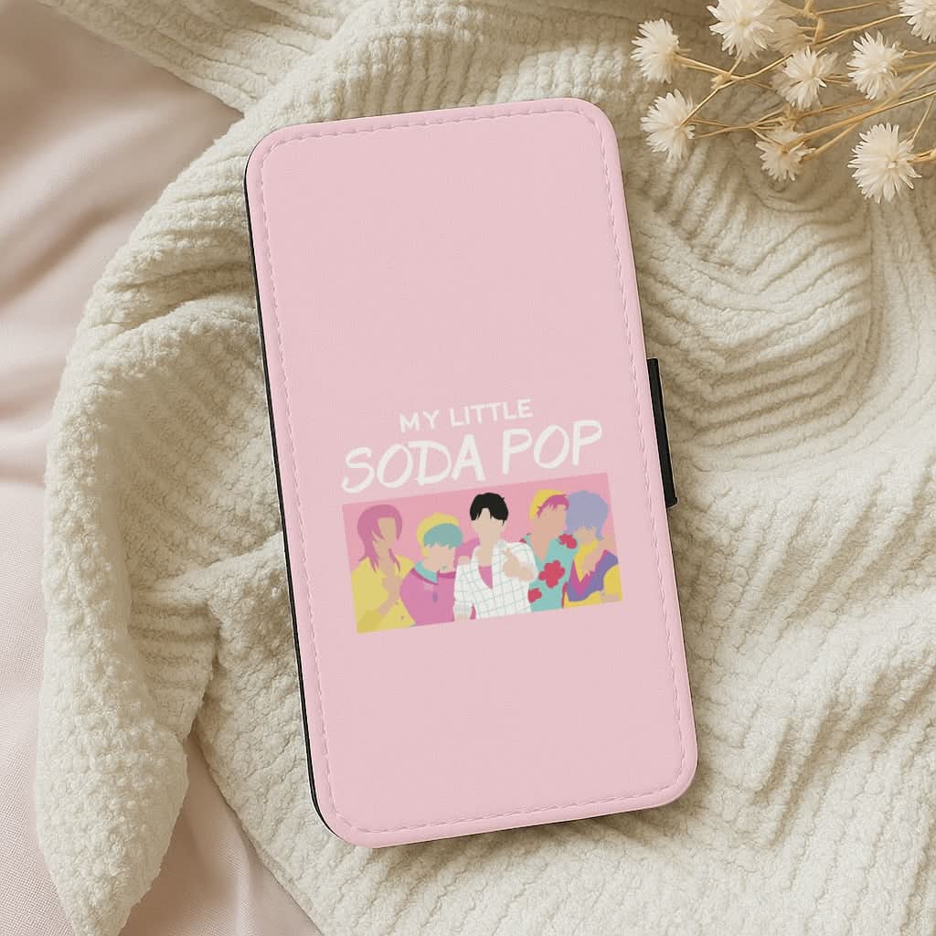 My Little Soda Leather Phone Case