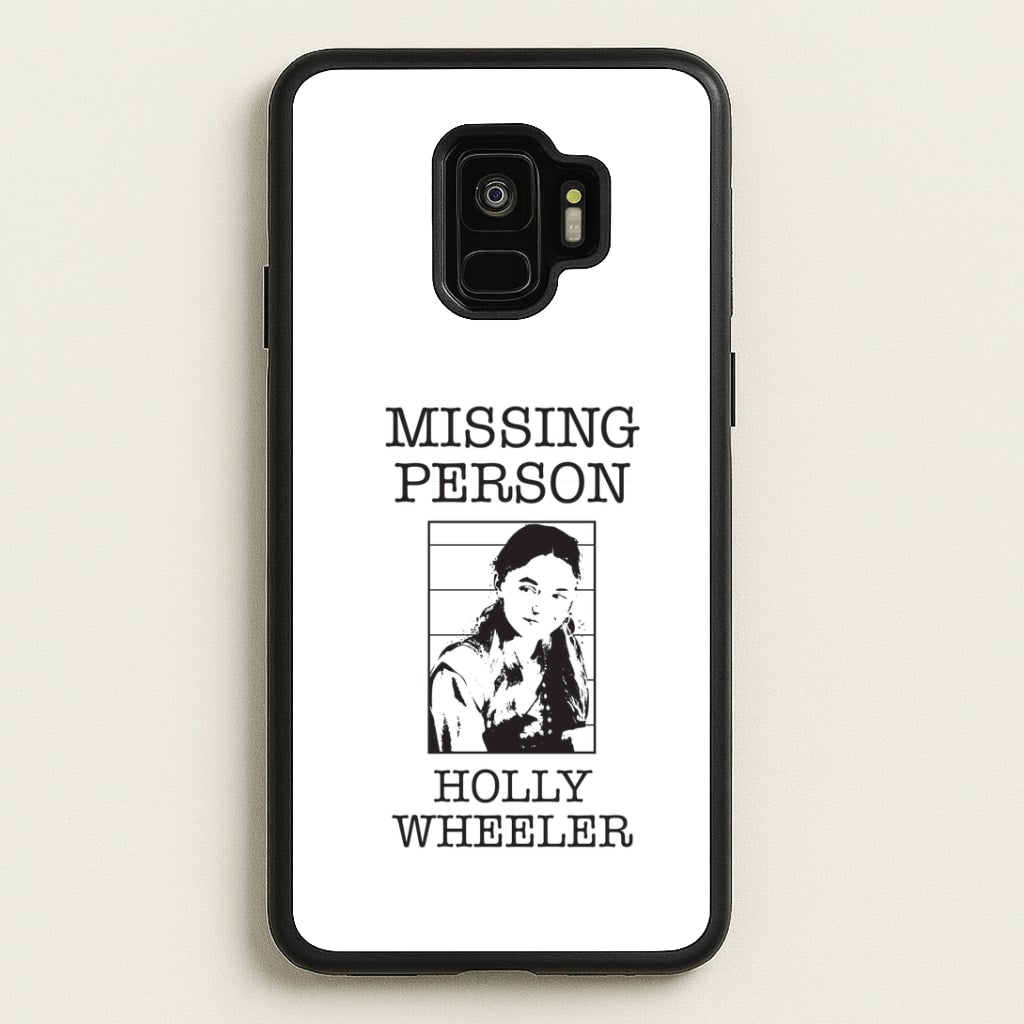 Missing Person Holly Galaxy S9 Case