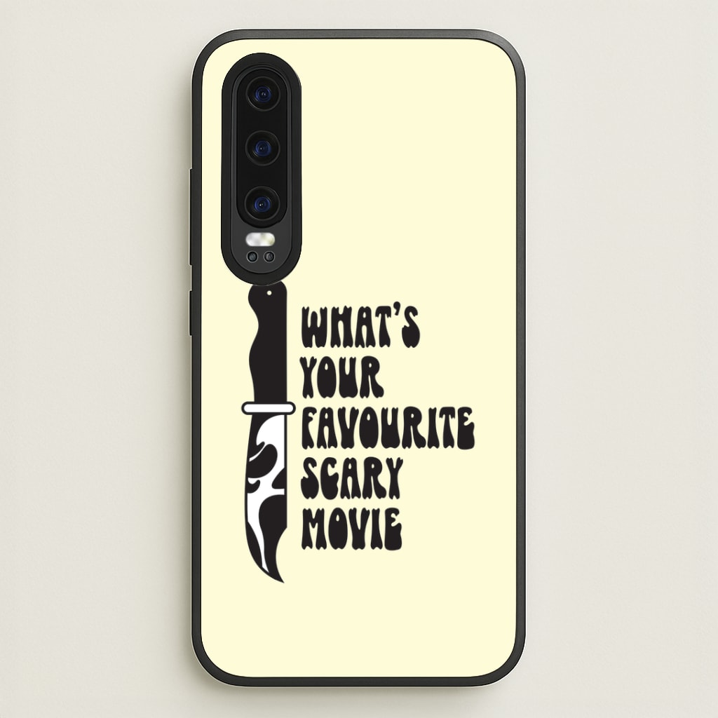 What's Your Favourite Scary Movie Trippy Huawei P30 Case