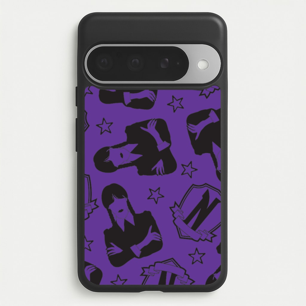 Wednesday Pattern Google Pixel 10 Pro XL Case