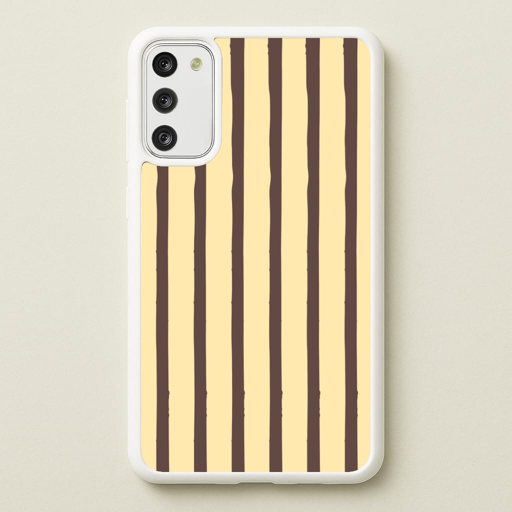Vanilla & Chocolate Stripes Galaxy A41 Case