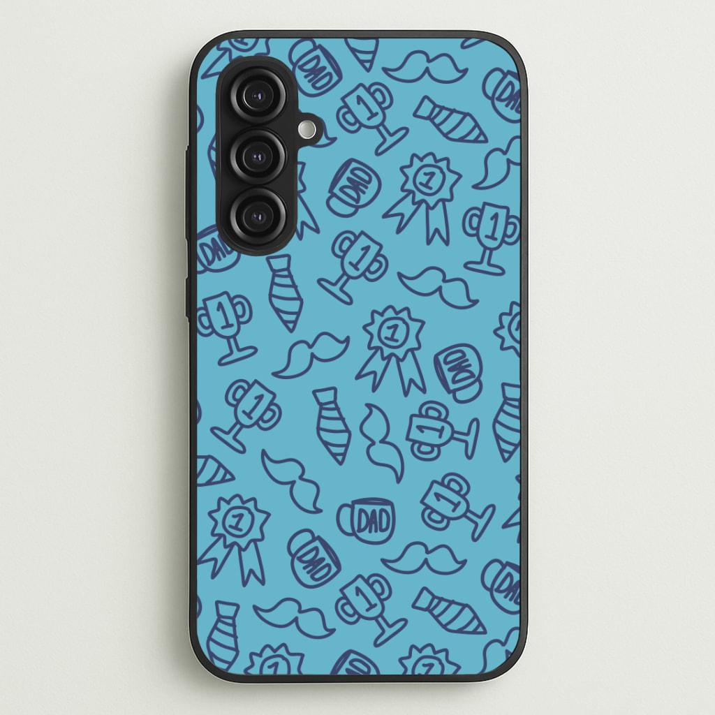 Dad Doodles Pattern Galaxy S23FE Case