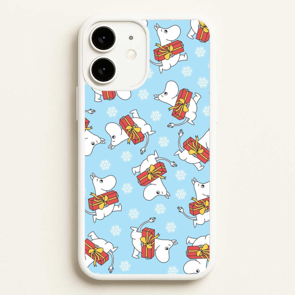 Present And Snowflakes Moom Pattern iPhone 11 Case