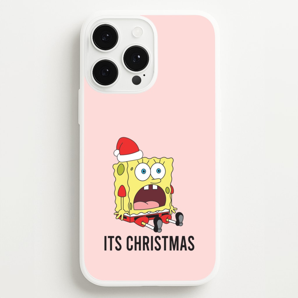 It's Christmas Cartoon Sponge iPhone 13 Pro Max Case