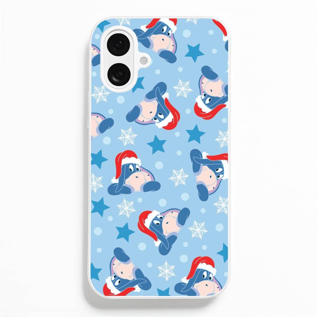 Cartoon Donkey Stars Pattern iPhone 16 Plus Case