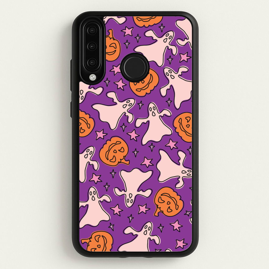 Abstract Halloween Pattern Huawei P30 Lite Case