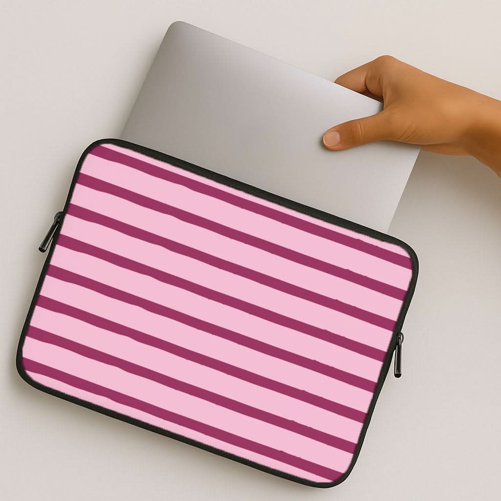 Strawberry Stripes MacBook Cover