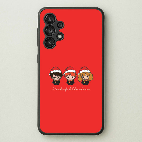 Wizards With Christmas Hats Galaxy A13 Case