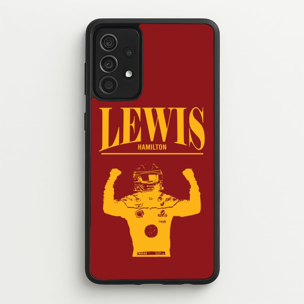 Lewis Red And Gold Galaxy A52 / A52s Case