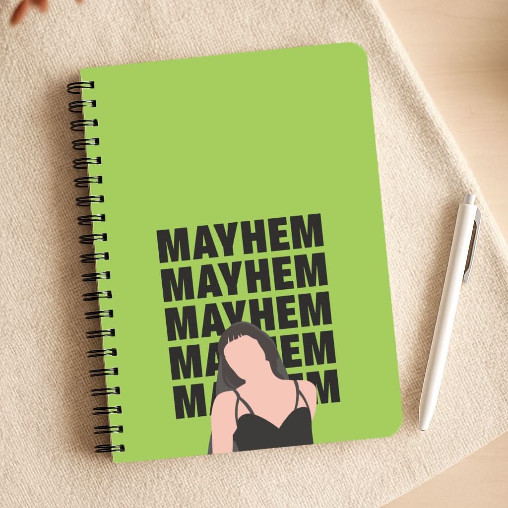 Neon Green Mayhem Notepad
