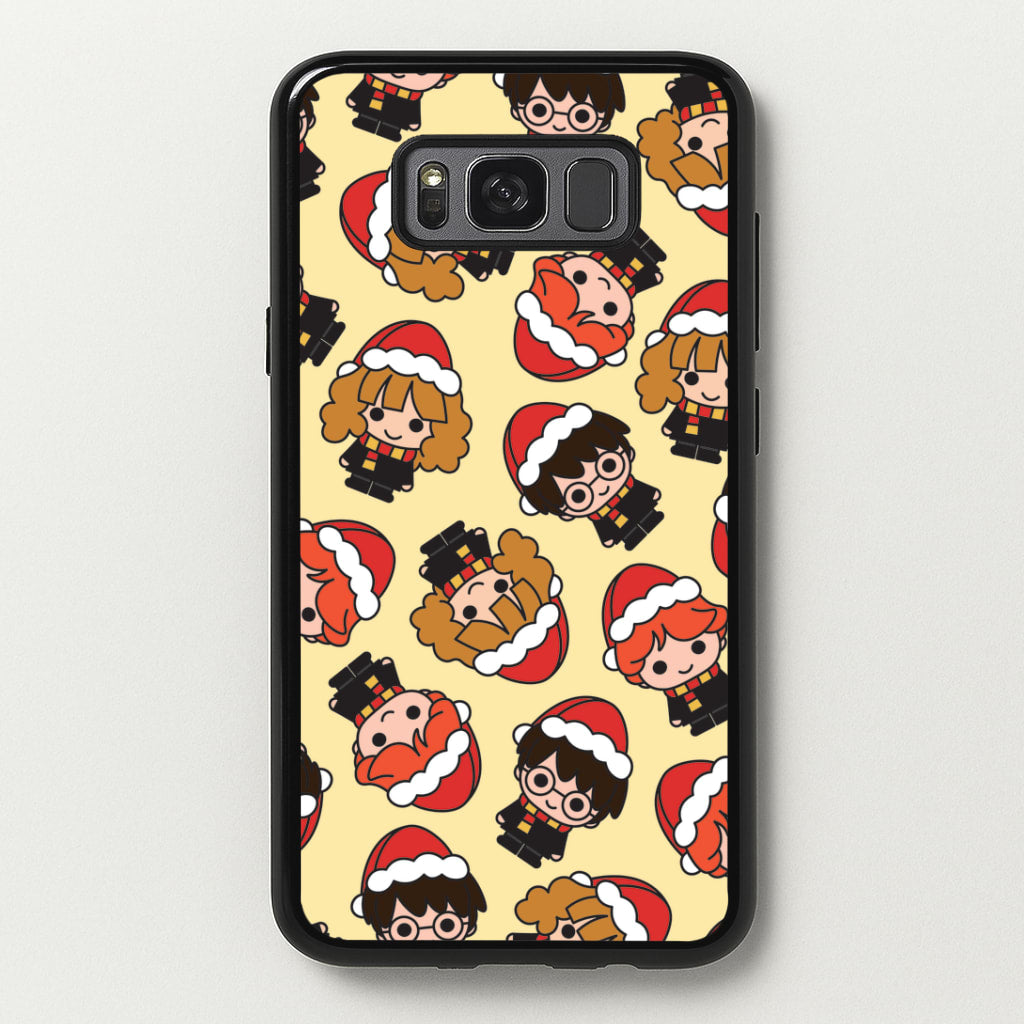 Wizards With Christmas Hats Pattern Galaxy S8 Plus Case