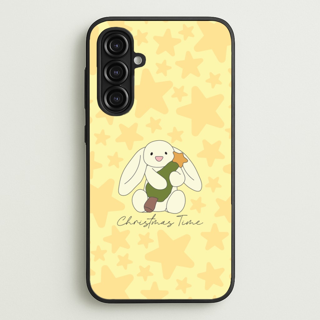 Christmas Bunny Stars Plush Galaxy A16 Case