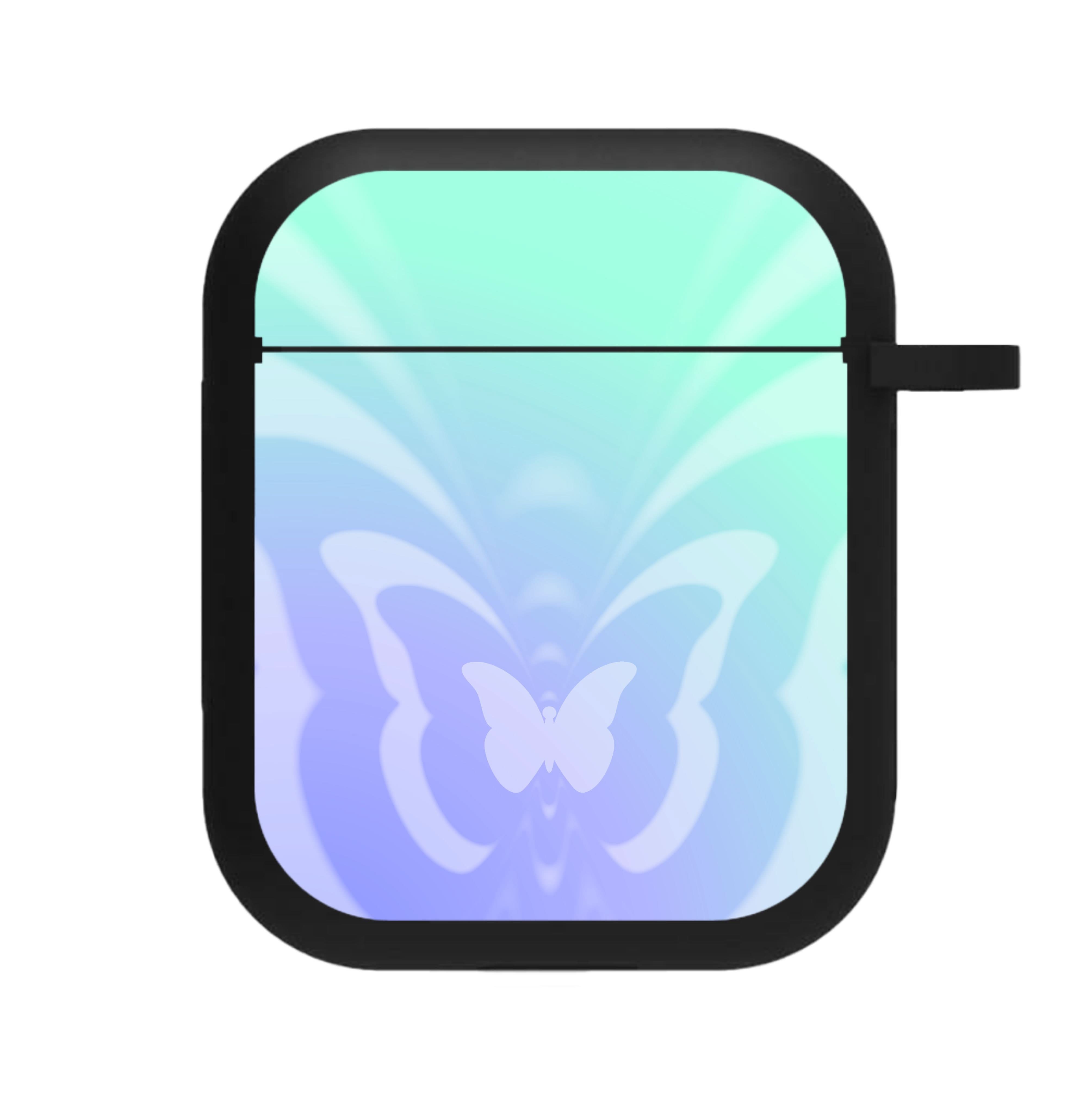 Butterfly Gradient Purple AirPods Case