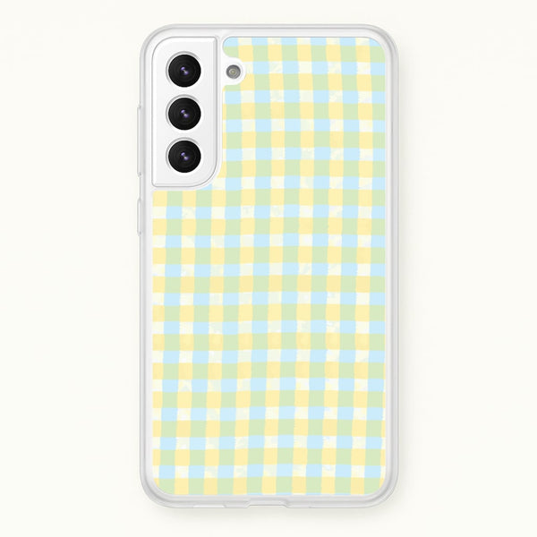 Lemonade Gingham Galaxy S22 Plus Case