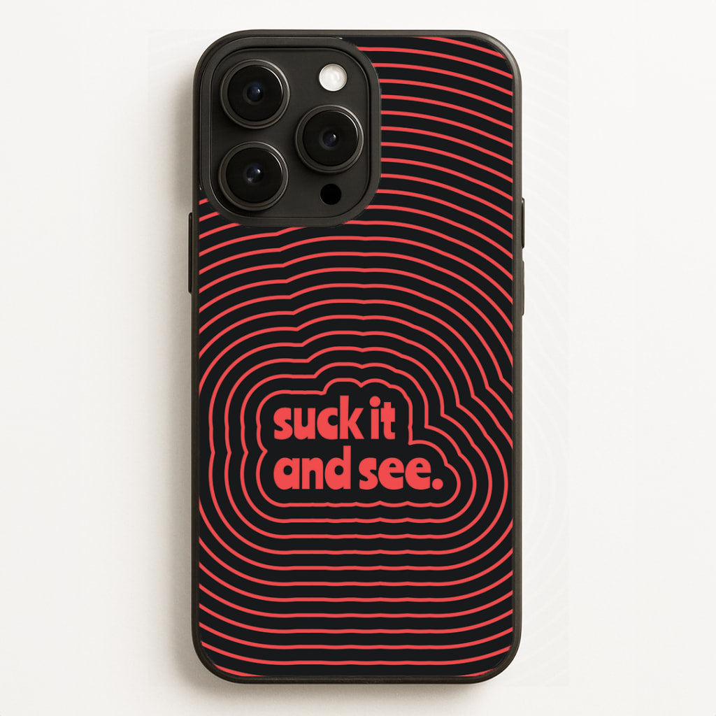 Suck It And See Psychedelic iPhone 16 Pro Max Case