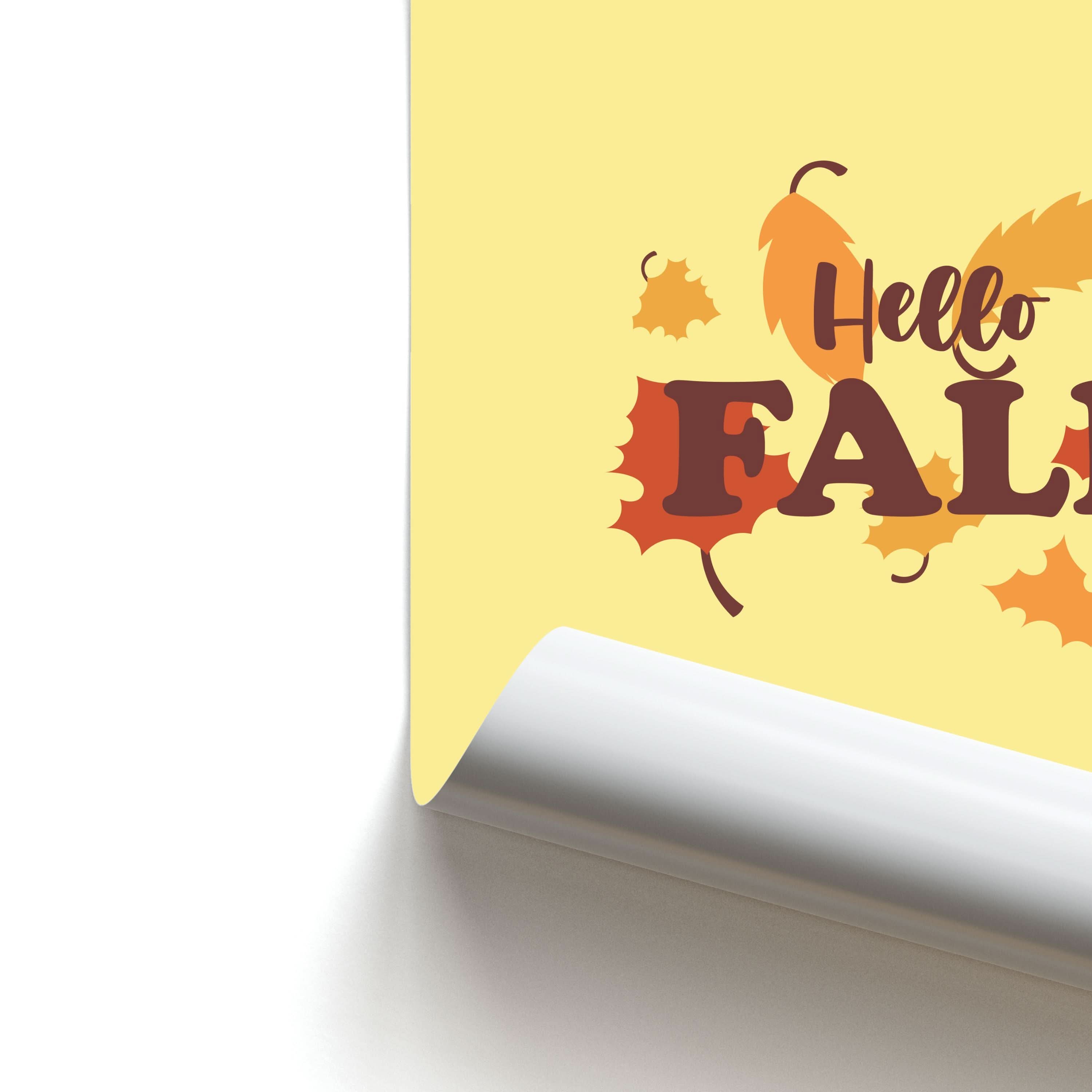 Hello Fall Poster