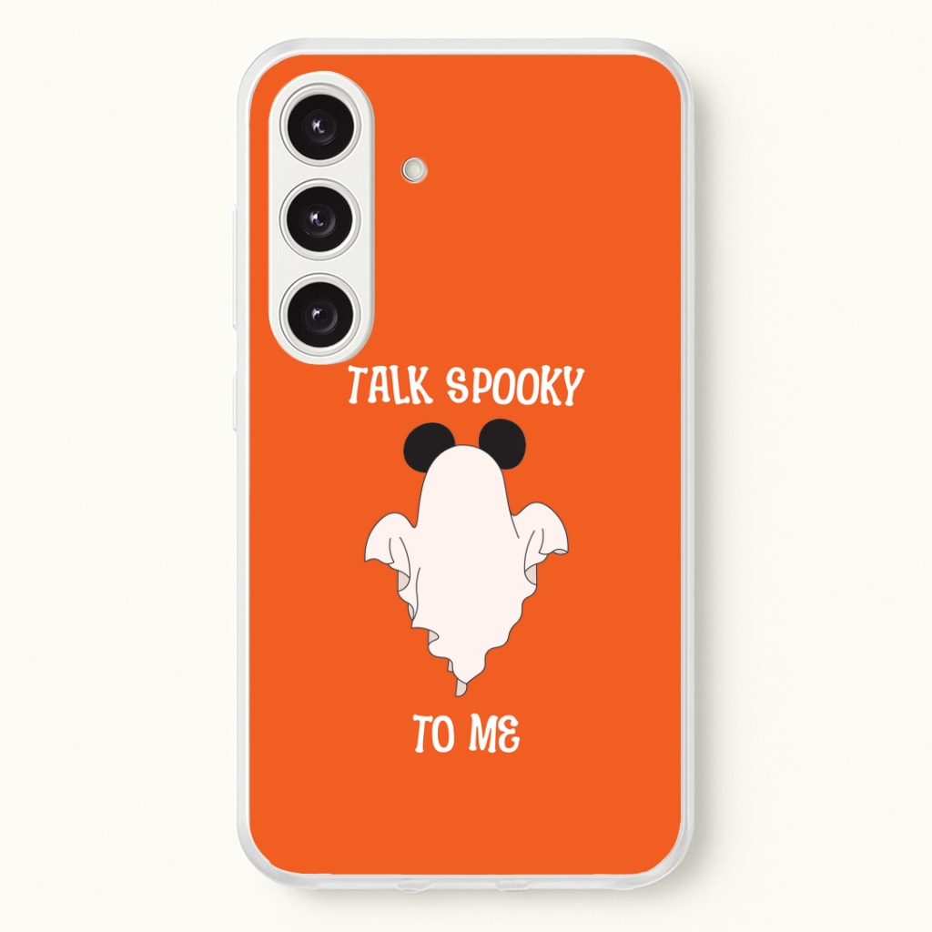 Talk Spooky To Me Mouse Ghost Galaxy S24 Plus Case