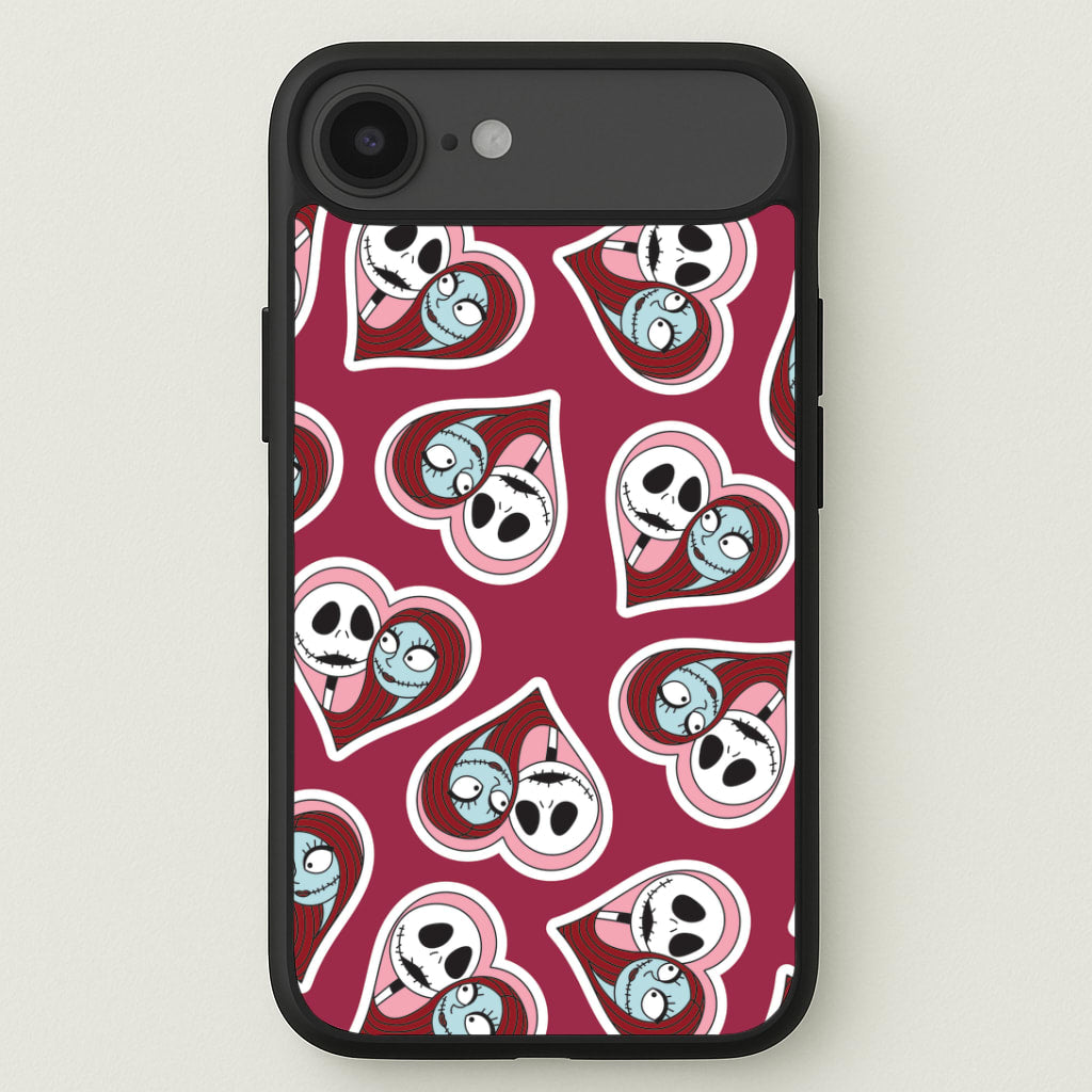 J And S Heart Pattern iPhone 17 Air Case