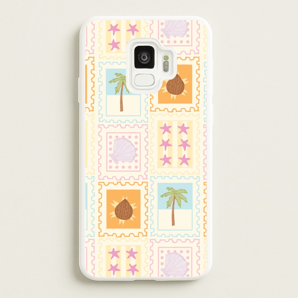 Tropical Stamps Galaxy S9 Case