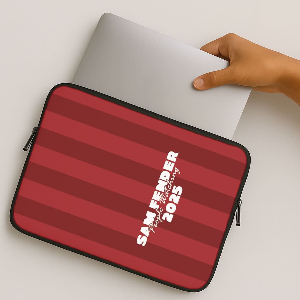 Stripes People Watching 2025 MacBook Cover