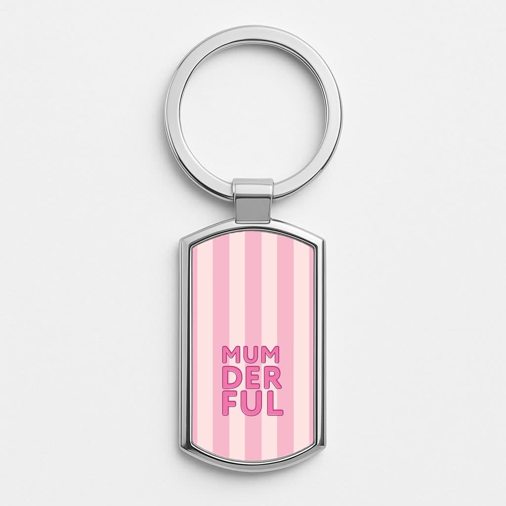 Mumderful Silver Metal Keyring