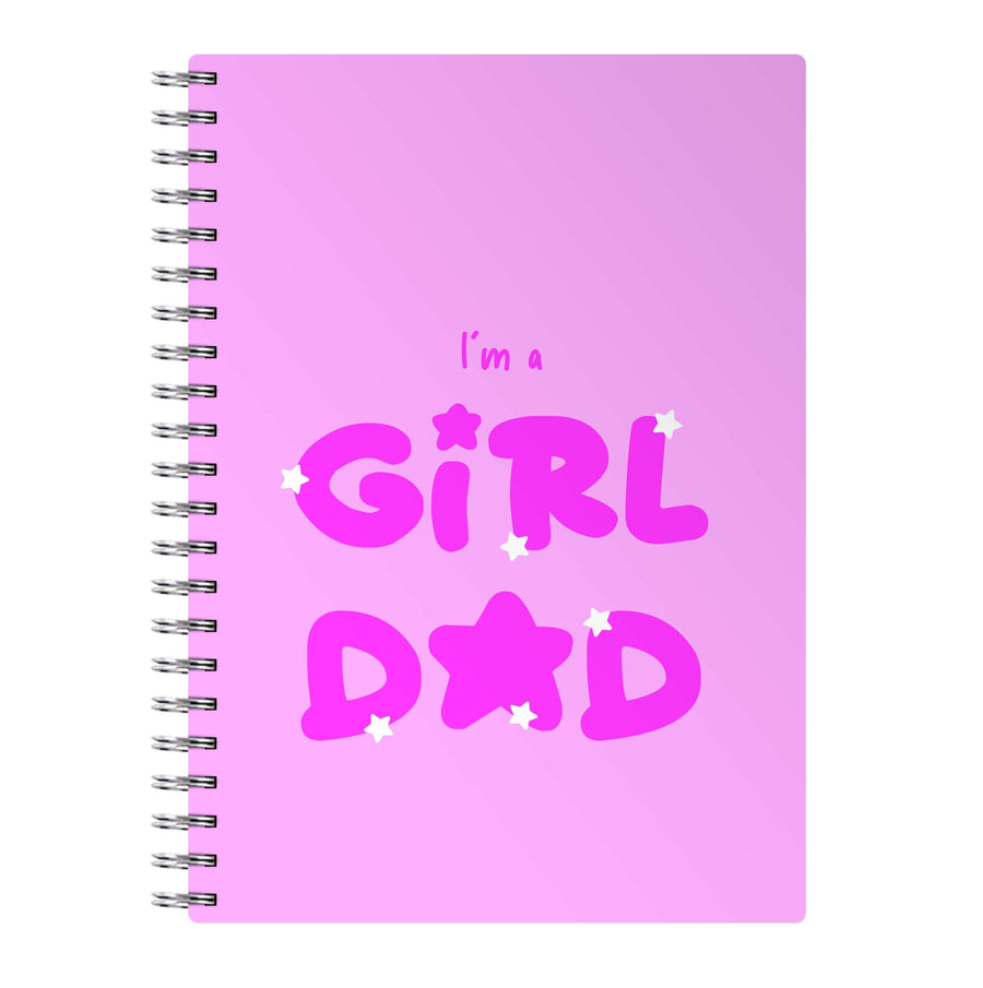 I'm A Girl Dad - Personalised Father's Day Notebook