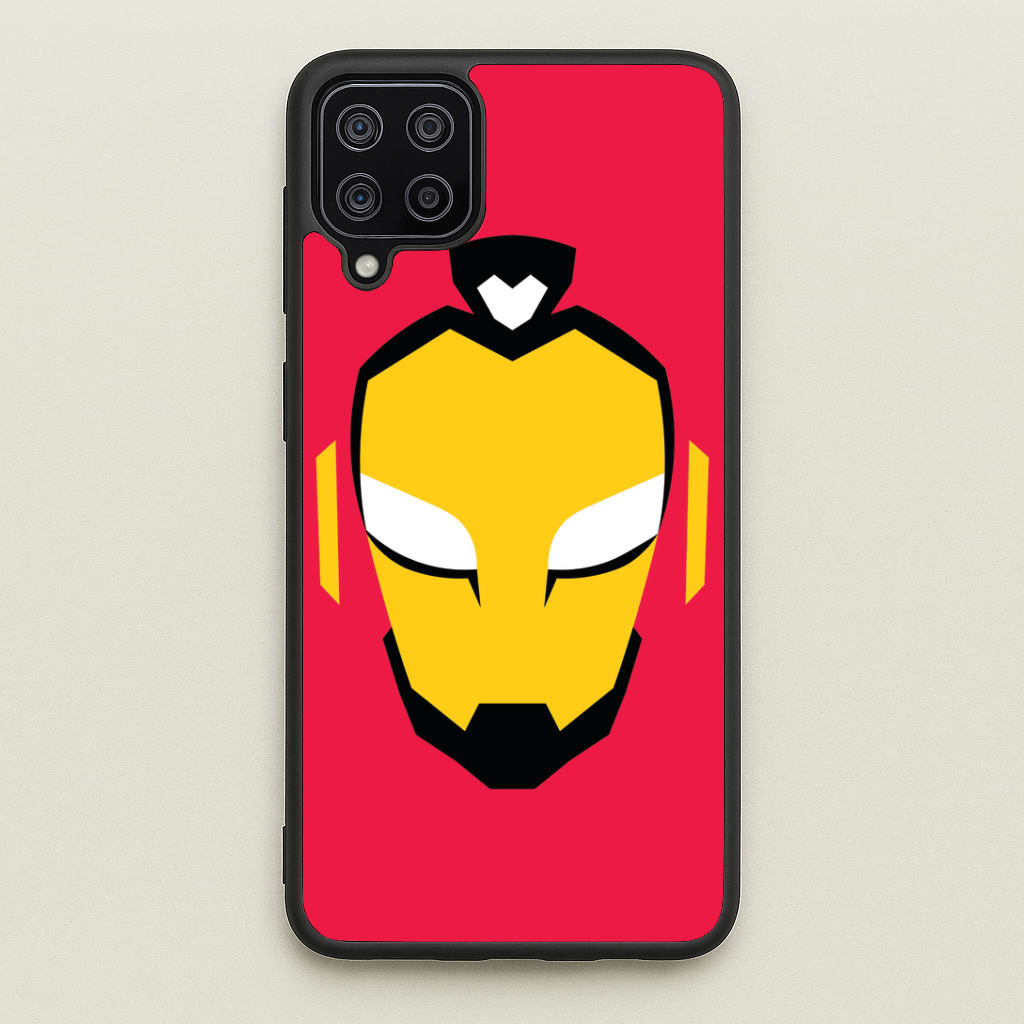 Metal Heart Hero Face Galaxy A12 Case