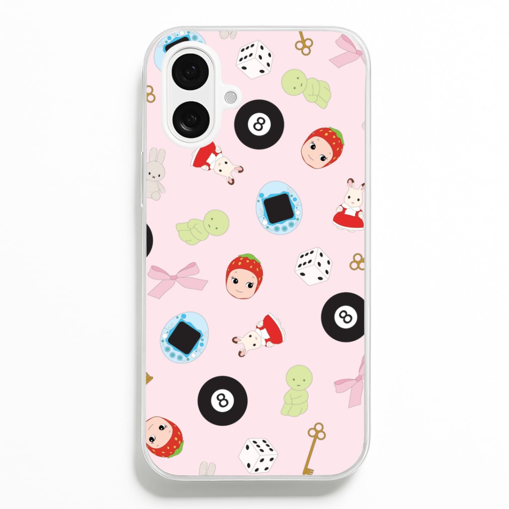 Trinkets Pattern iPhone 16 Plus Case