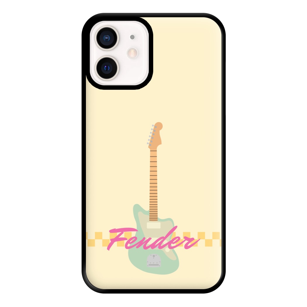 Blue Guitar Fender iPhone 12 Mini Case