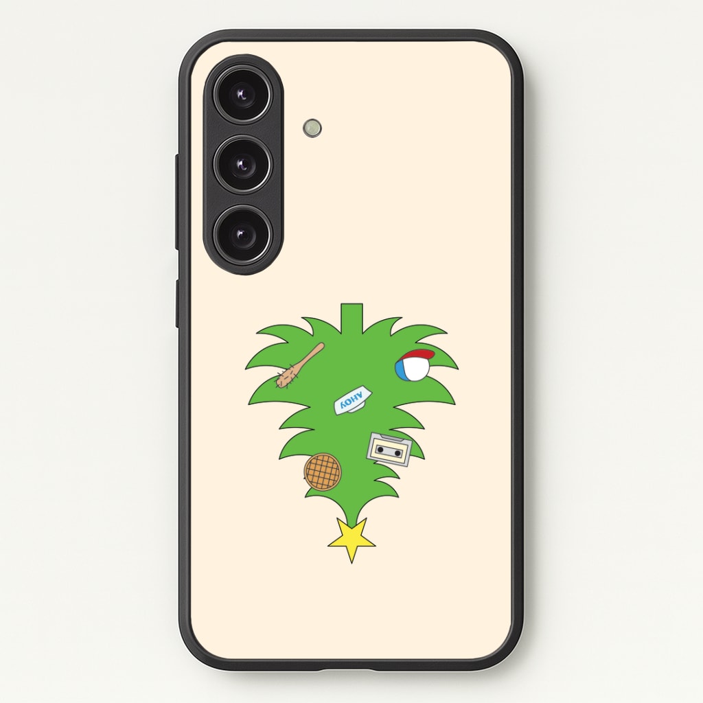 Upside Down Christmas Tree Galaxy S25 Case