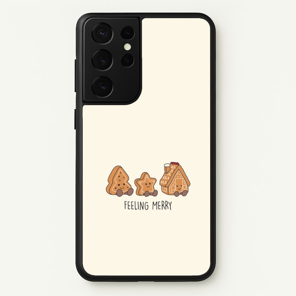 Gingerbread Plushies Quote Galaxy S21 Ultra Case