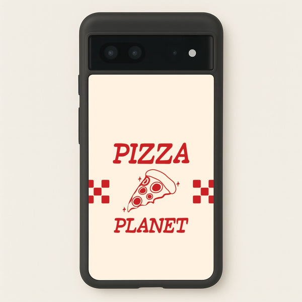 Retro Pizza Planet Google Pixel 7 Case