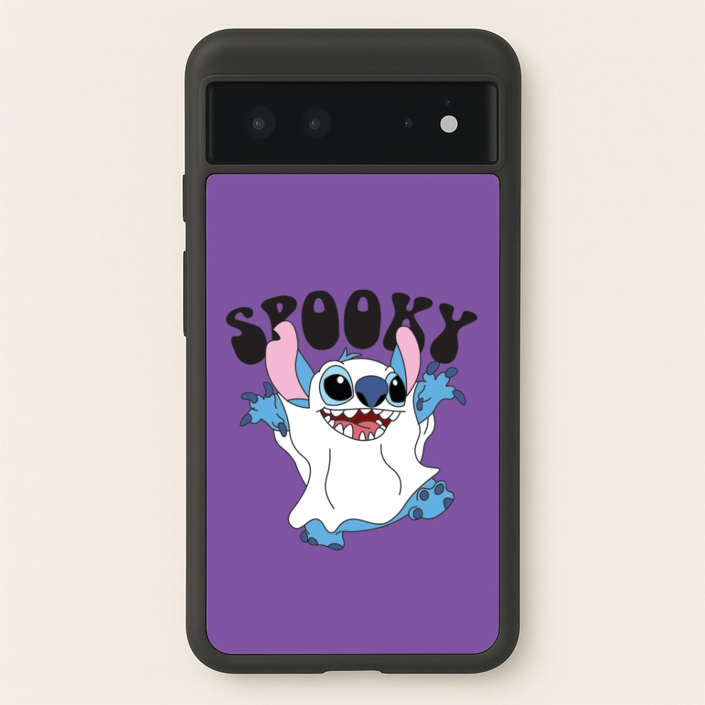 Spooky Cute Blue Alien Google Pixel 6 Case