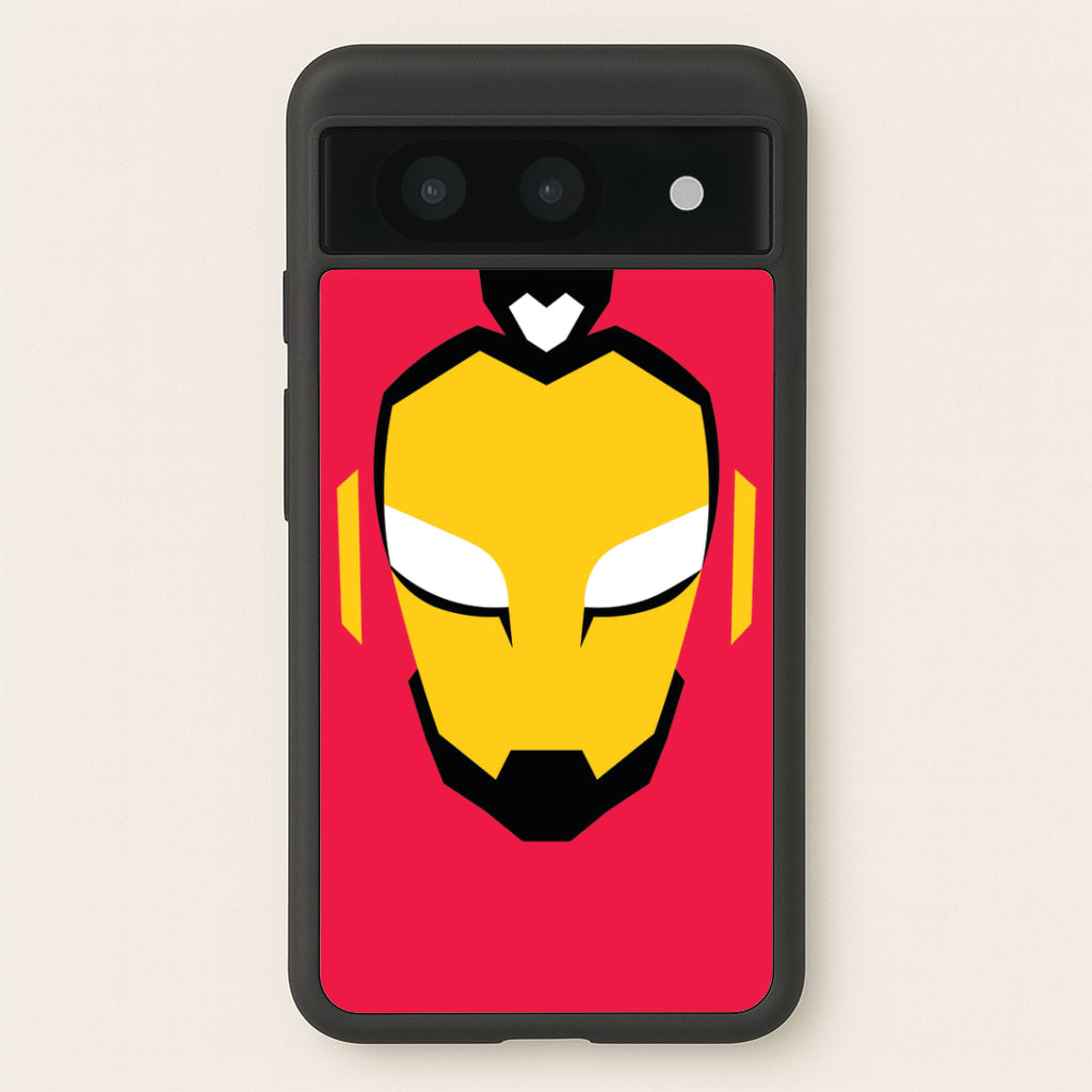 Metal Heart Hero Face Google Pixel 8a Case