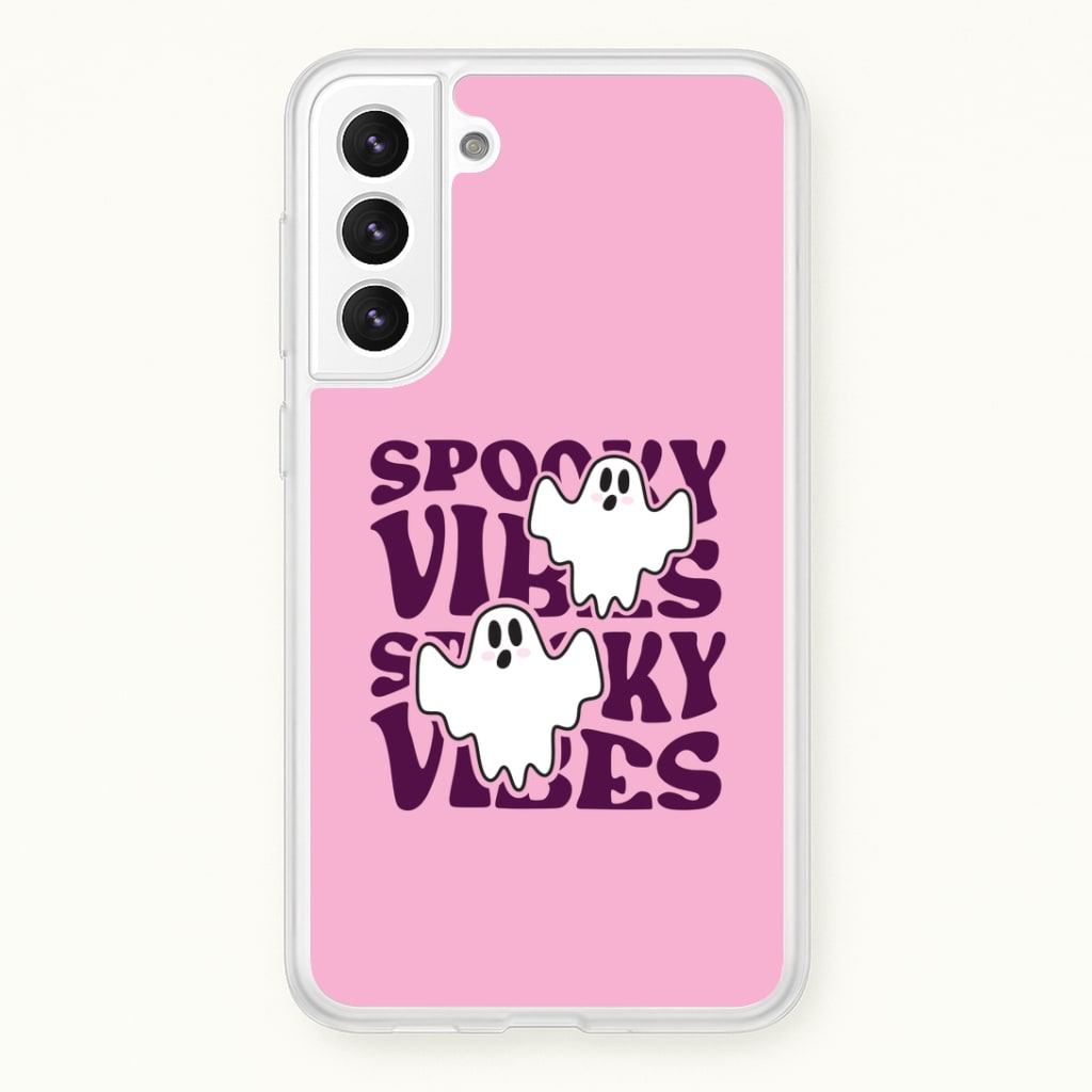 Spooky Vibes Pink Galaxy S22 Plus Case