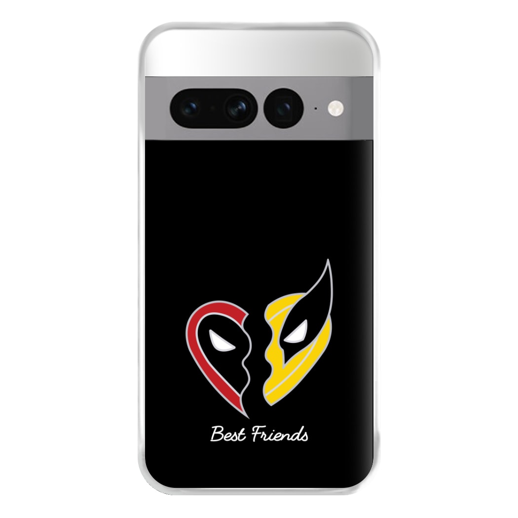 Superhero Best Friends Locket Google Pixel 7 Pro Case