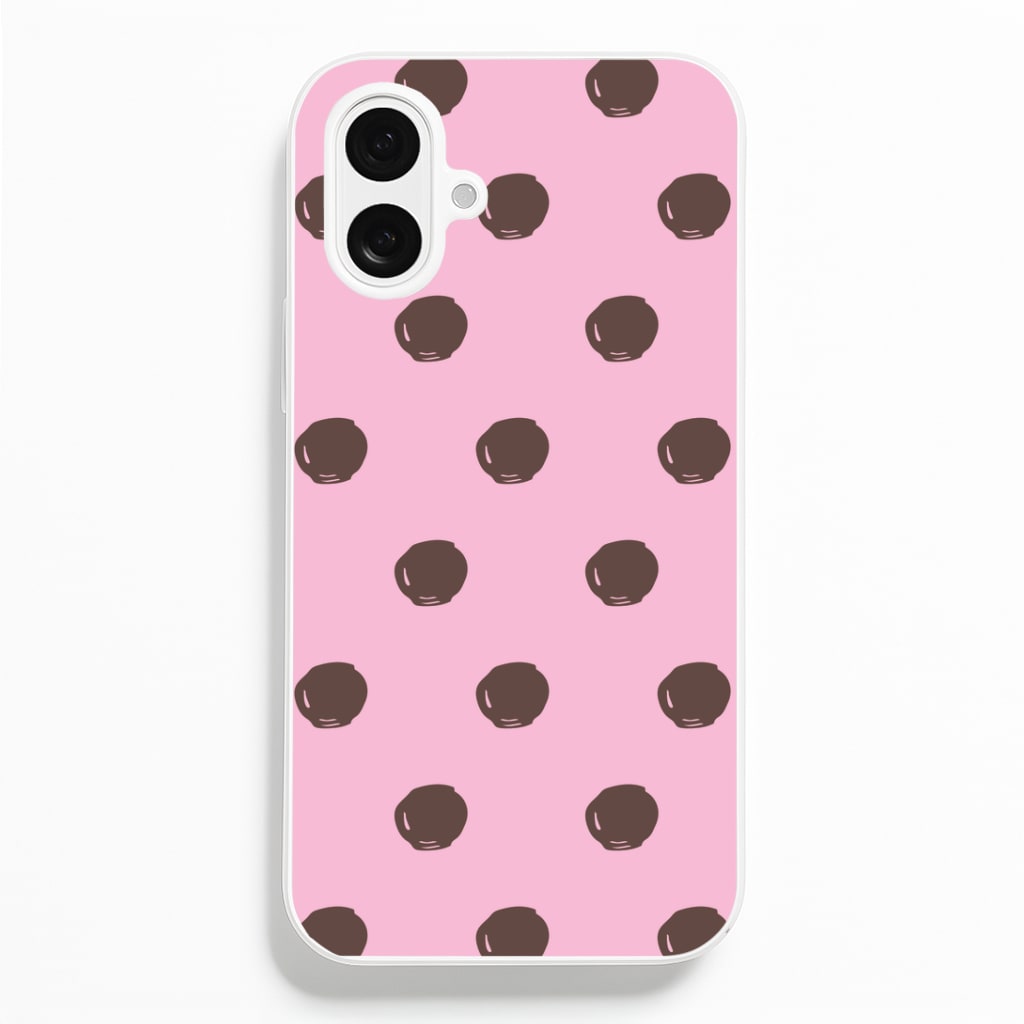 Strawberry Buttons iPhone 16 Plus Case