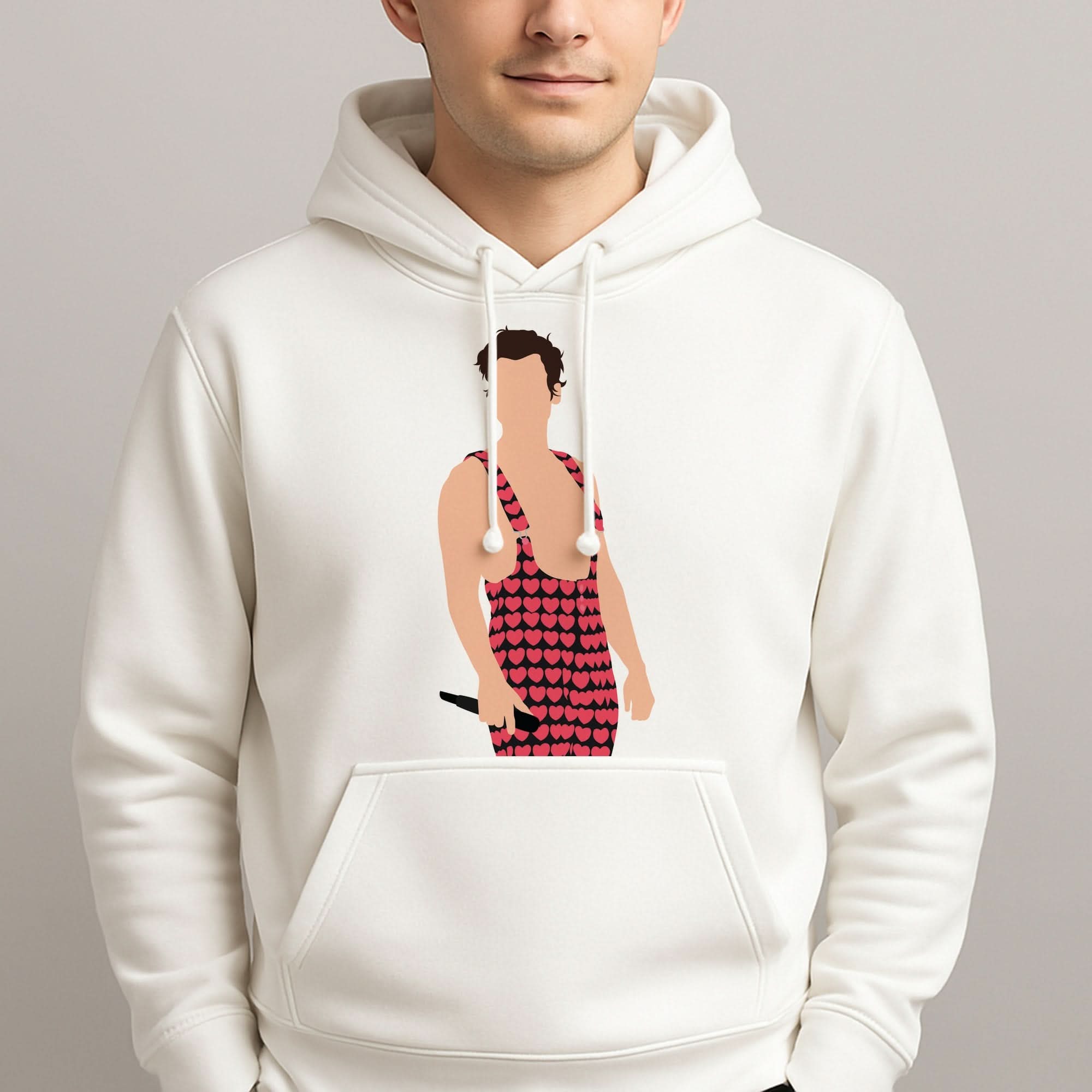 Harry Heart Jumpsuit Mens Hoodie