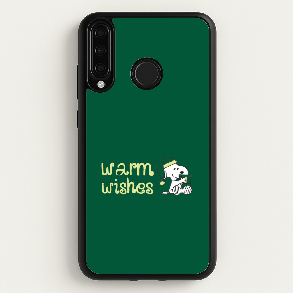 Cartoon Beagle Warm Wishes Huawei P30 Lite Case