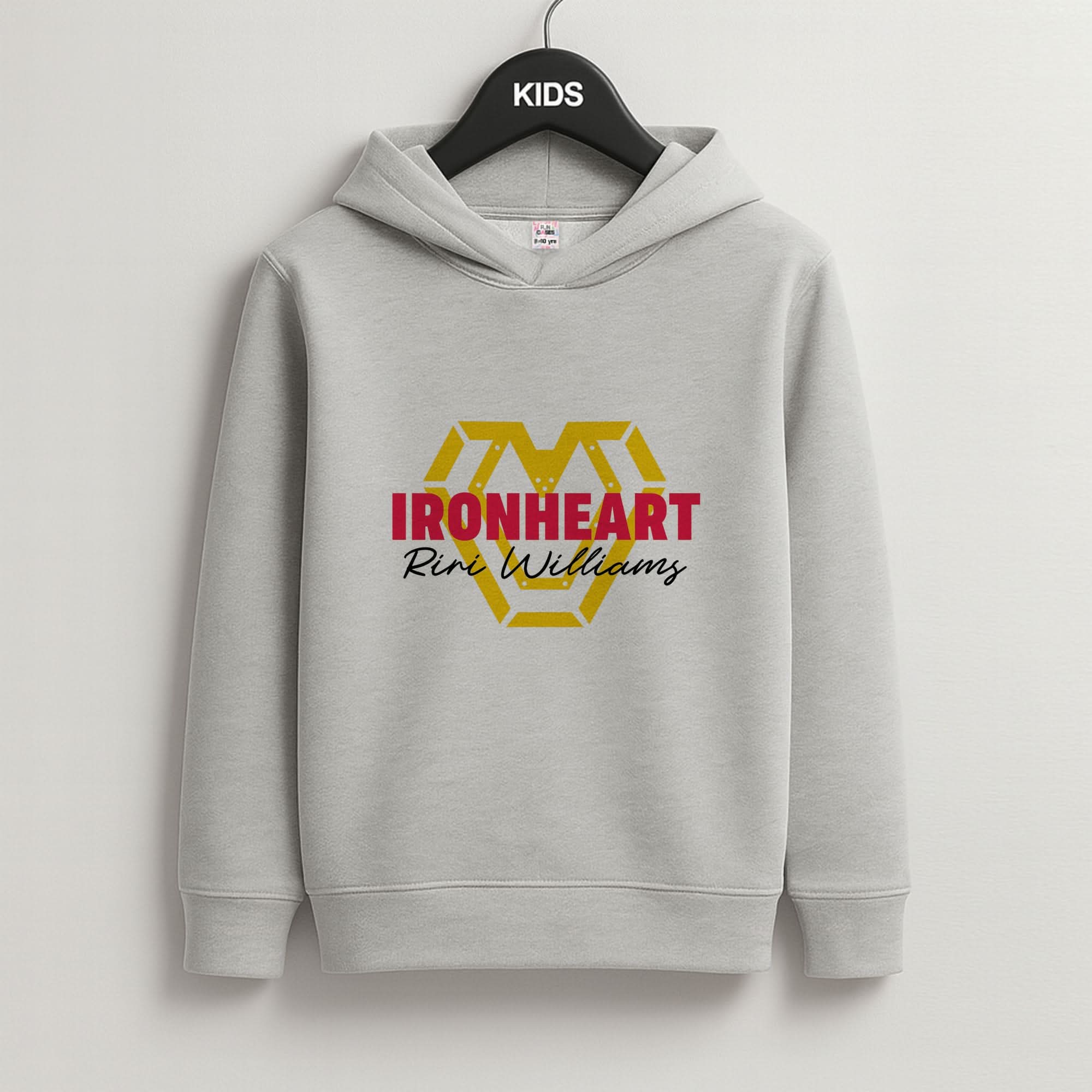 Riri Williams Grey Kids Hoodie