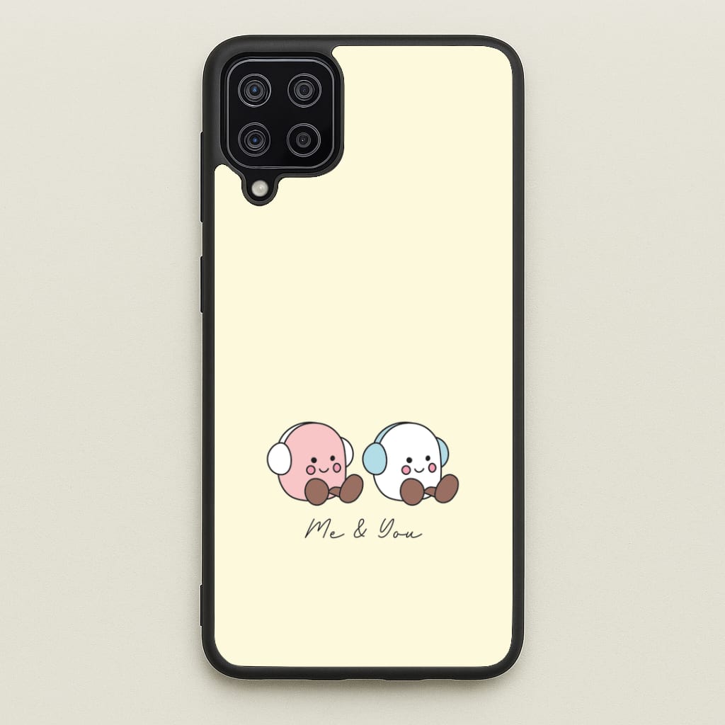 Cute Christmas Marshmellow Plushies Galaxy A12 Case