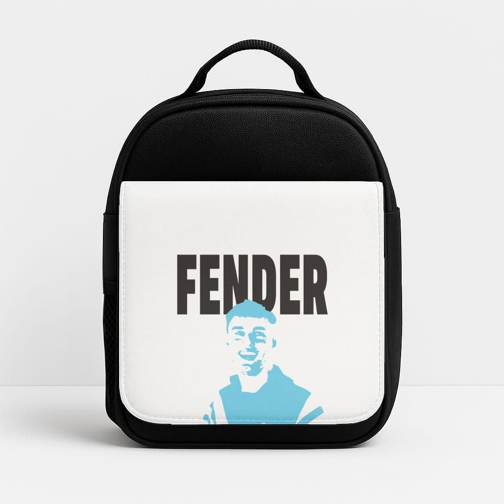 Fender Silhouette Blue Insulated Lunch Bag