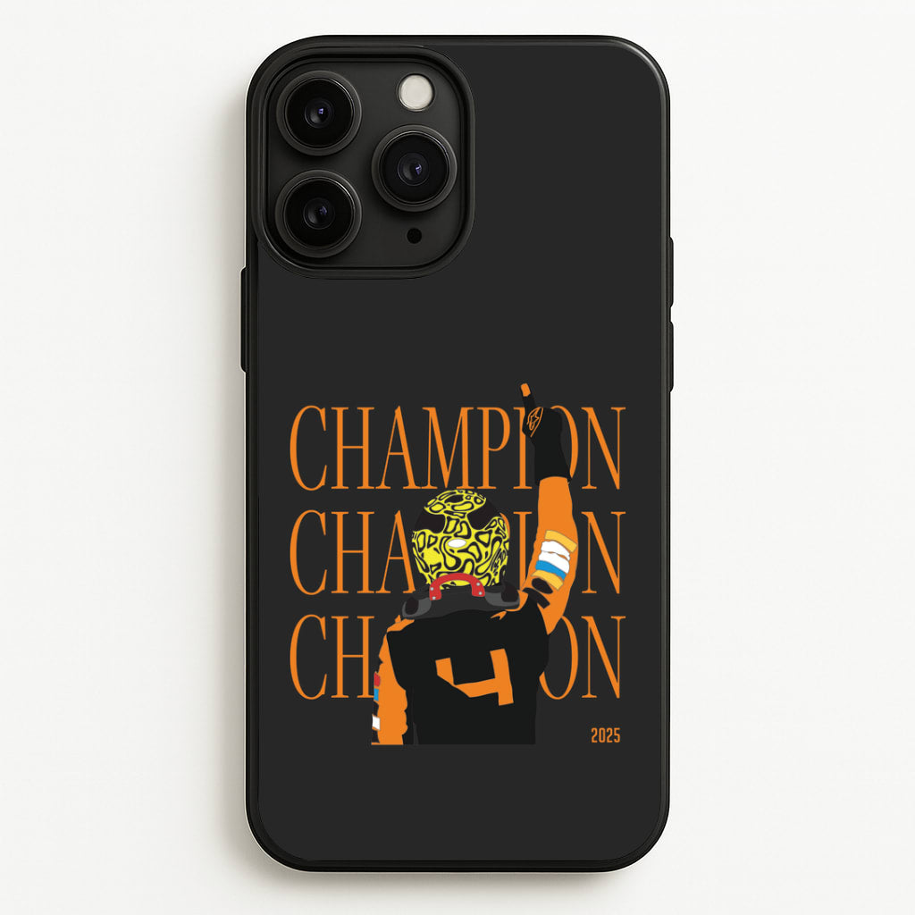 Lando Champion 2025 iPhone 11 Pro Max Case