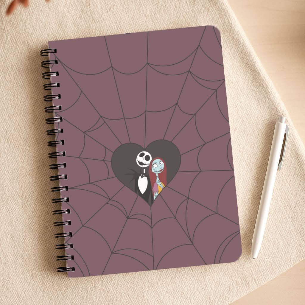 J And S Cobweb Heart Notepad