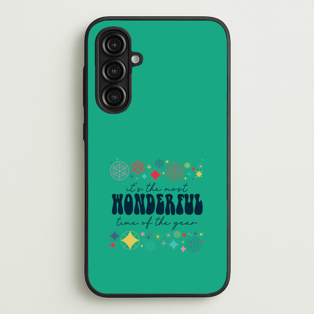 The Most Wonderful Time Of The Year Geometric Galaxy A16 Case